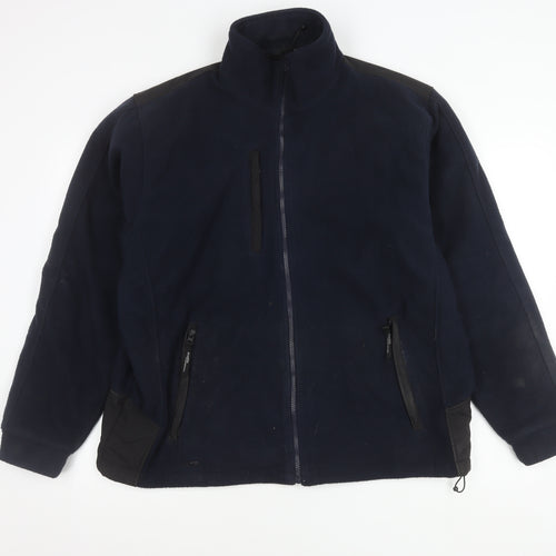 Regatta Unisex Blue Fleece Full Zip Jacket L Outdoor Workwear