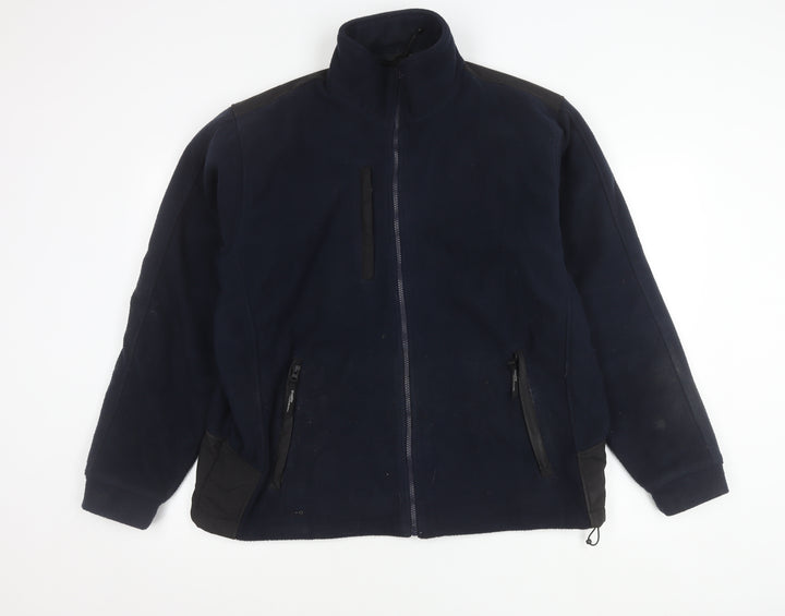 Regatta Unisex Blue Fleece Full Zip Jacket L Outdoor Workwear