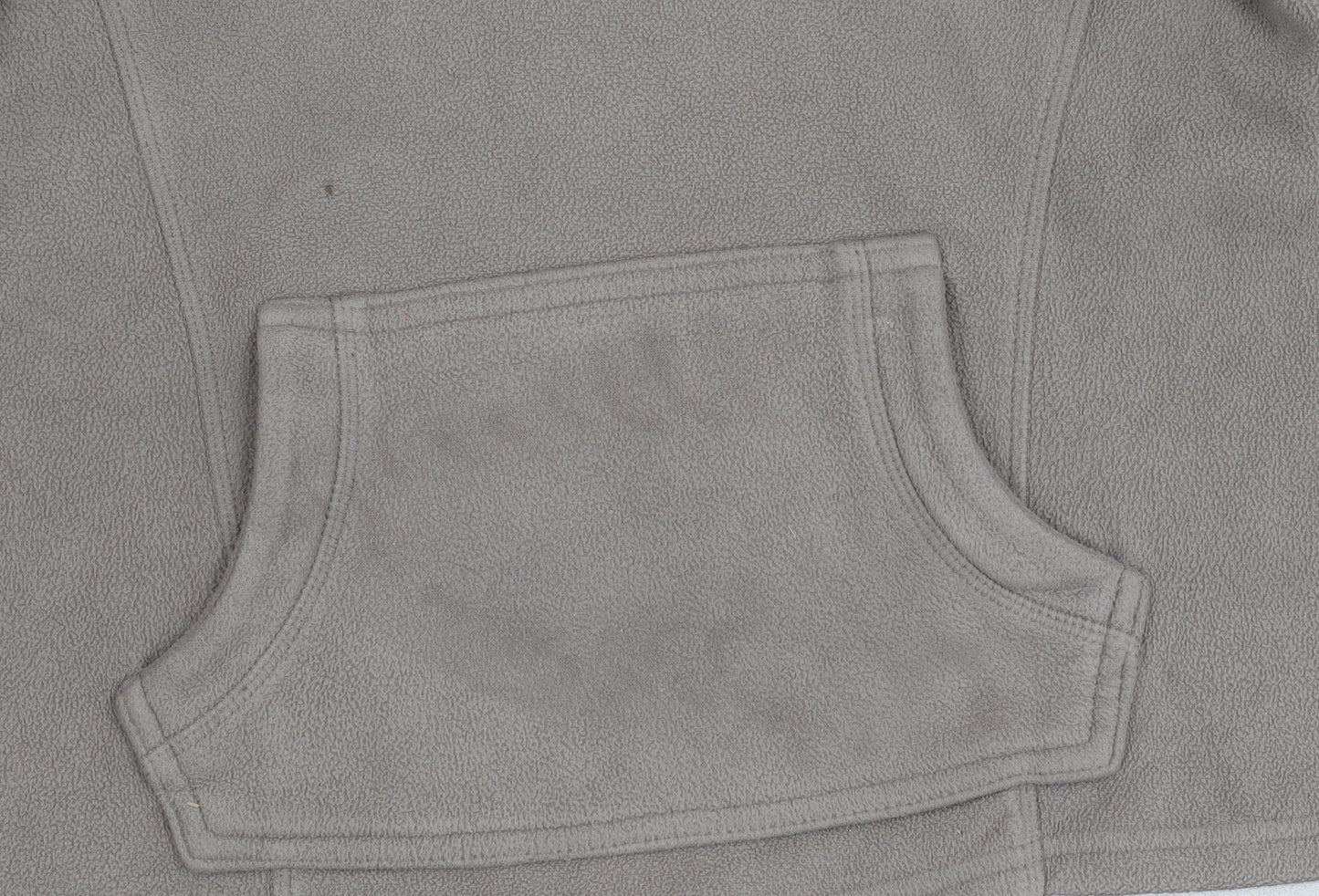 Marks and Spencer Womens Brown Fleece Henley Sweatshirt Size 12