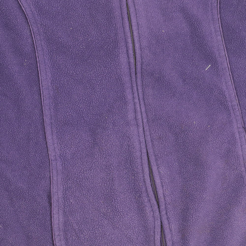 Bm Women’s Purple Full Zip Fleece Jacket S Regular Fit