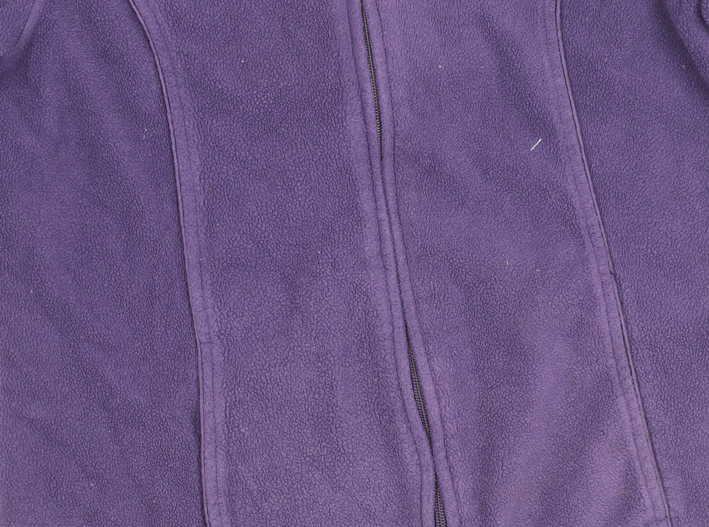 Bm Women’s Purple Full Zip Fleece Jacket S Regular Fit