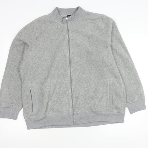 Marisota Women’s Grey Full Zip Fleece Jacket Size 20 Casual