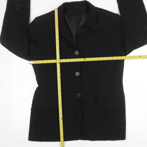Next Women’s Black Blazer Jacket Size 18 Regular Fit Business Formal