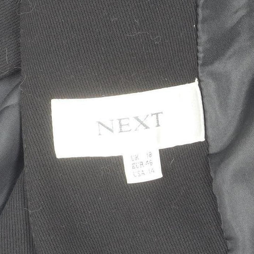 Next Women’s Black Blazer Jacket Size 18 Regular Fit Business Formal