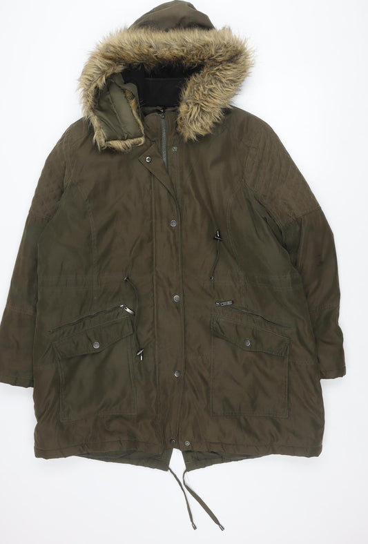 tayberry Womens Blue Jacket Coat Size 16 – Preworn