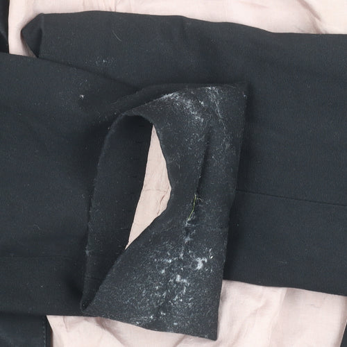 Topshop Women Black Tall Size 14 Blazer Jacket Notch Lapel Workwear