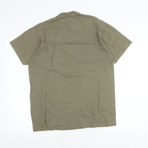 Hayward Gallery Men’s Green Cotton Graphic Art T-Shirt M Vintage