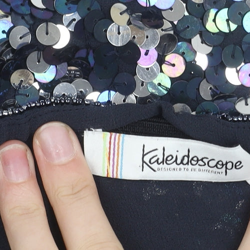 Kaleidoscope Women’s Black Sequin Camisole Tank Top Size 16