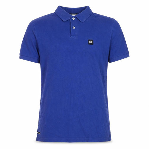 Weekend Offender Men's Blue Cotton Polo Shirt Size M Short Sleeve