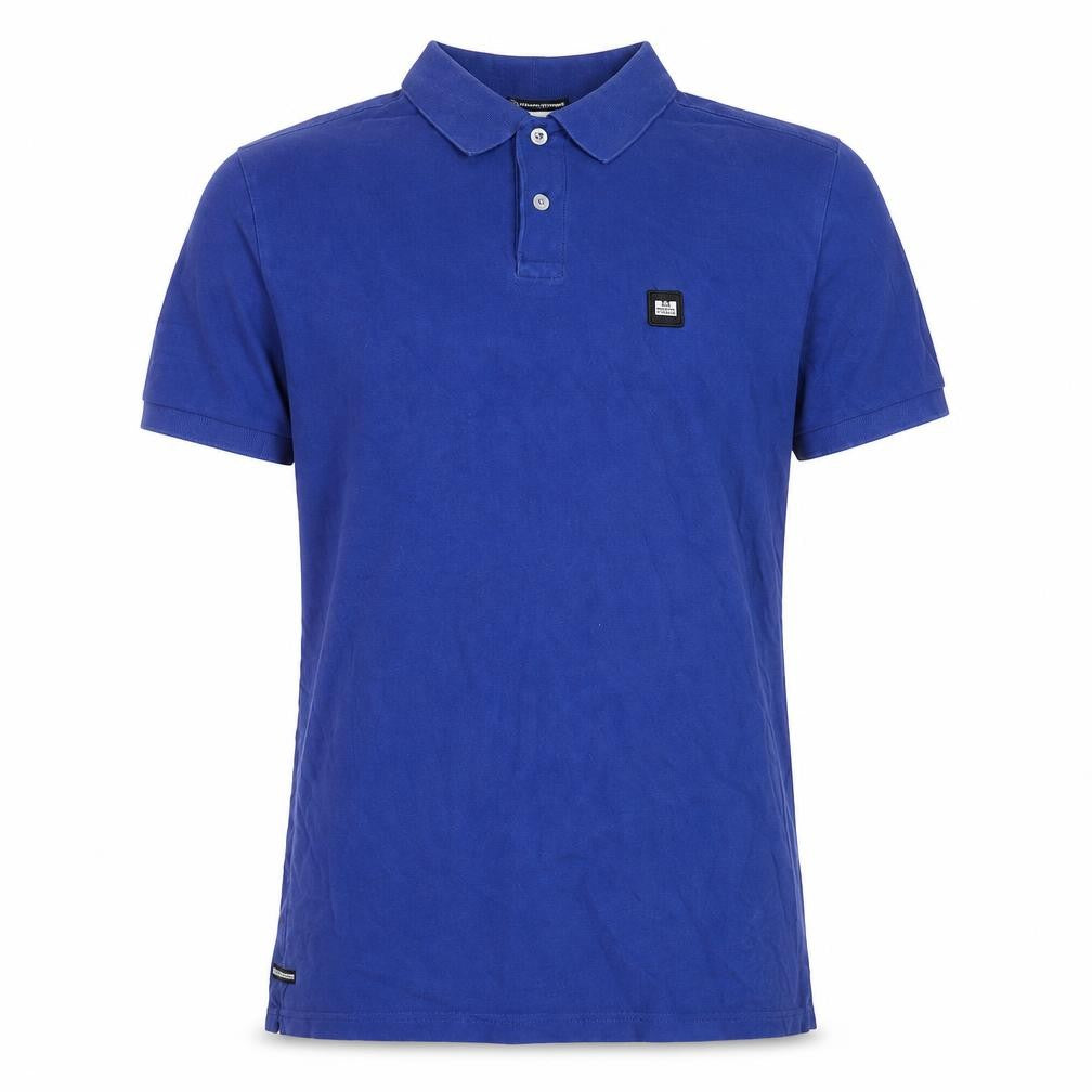 Weekend Offender Men's Blue Cotton Polo Shirt Size M Short Sleeve