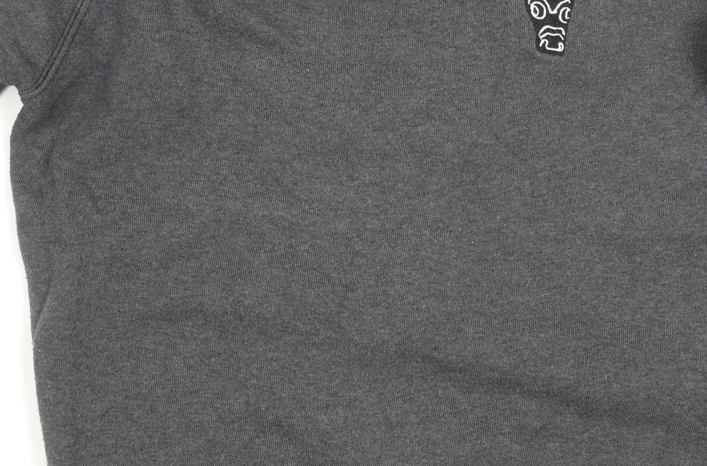 USHI Boys Grey Crew Neck Sweatshirt 10 Years Pullover Fleece Casual
