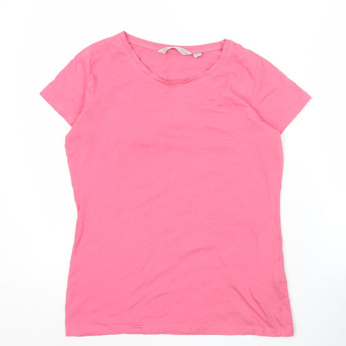 Regatta Womens Pink Cotton Crew Neck Short Sleeve T-Shirt UK 12