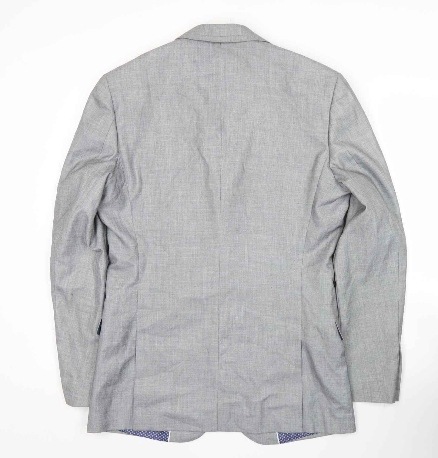 House of Cavani Men's Grey 36R Blazer Jacket Formal Smart