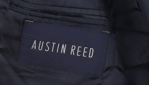 Austin Reed Men’s Blue 44L 2 Piece Suit Jacket Wool Blend