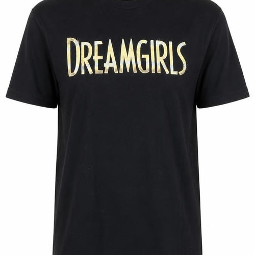 Dreamgirls Men's Black Medium Graphic Cotton T-Shirt
