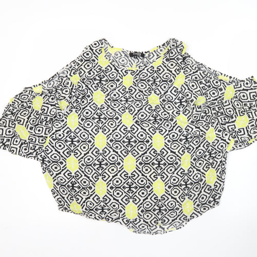 Stella Morgan Womens Multicoloured Size 12 Viscose Tunic Blouse