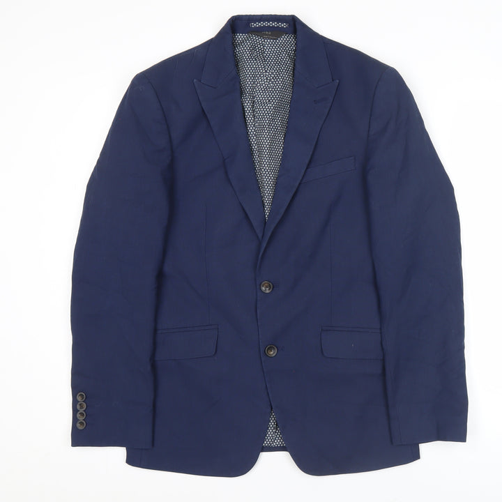 Marks and Spencer Men's Blue Suit Jacket 36S Regular Fit