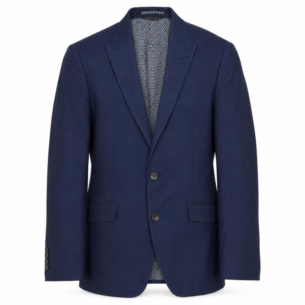 Front view of Marks & Spencer Men's Blue Suit Jacket 36S Regular Fit
