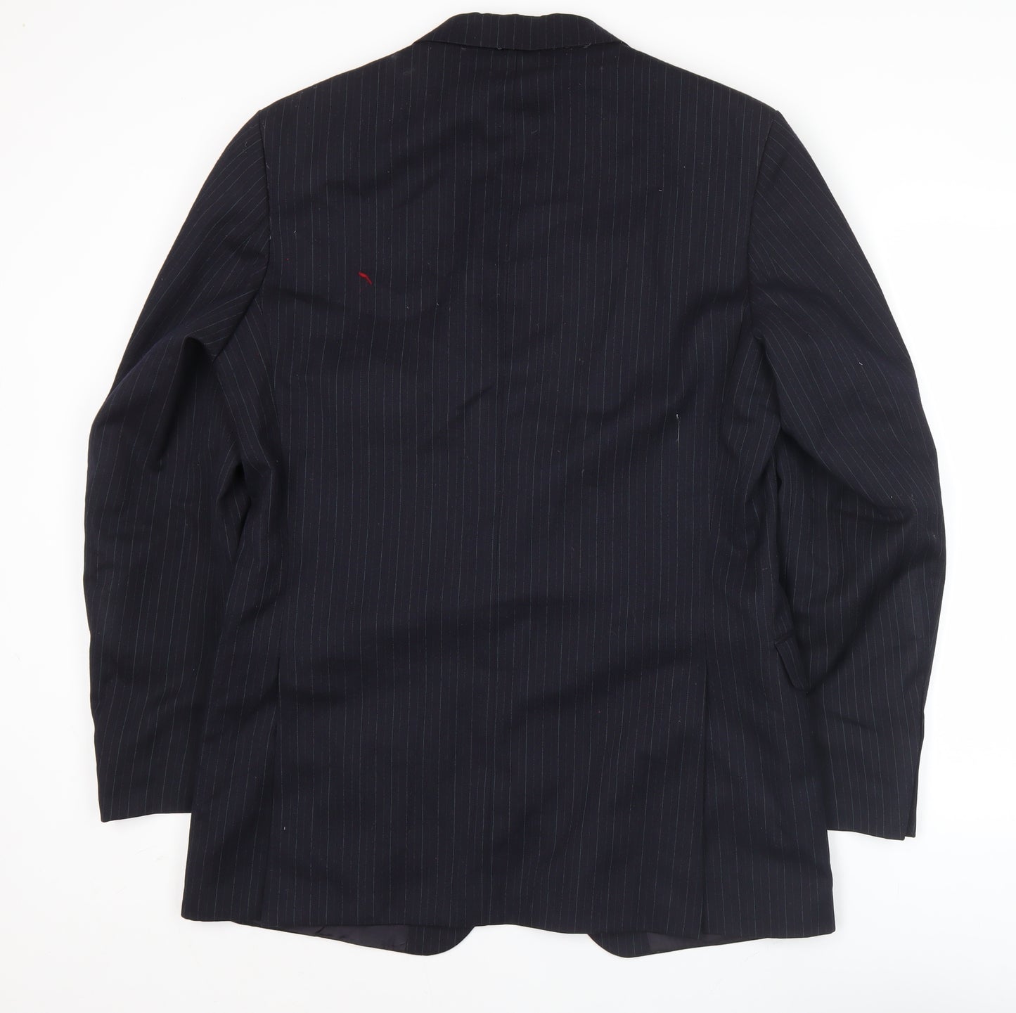Marks and Spencer St Michael Men’s Navy Pinstripe Wool Jacket 40L