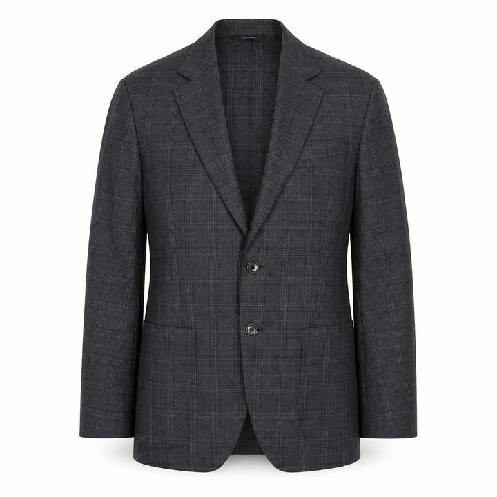 Banana Republic Men’s Grey Check 38R Blazer Jacket Formal
