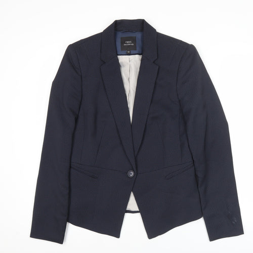 Next Women’s Blue Tailored Blazer Size 12 Slim Fit Jacket