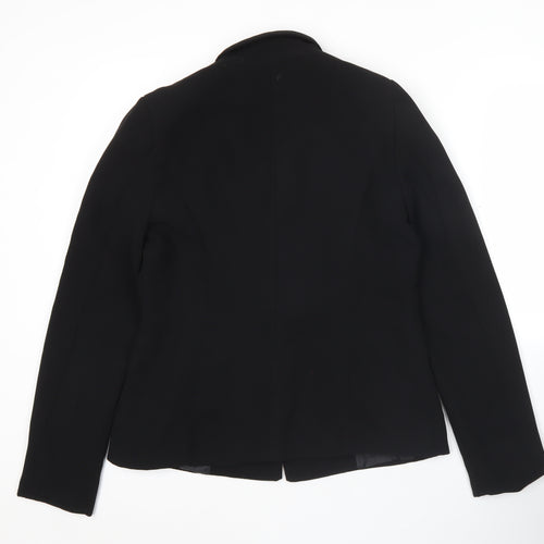 Next Women’s Black Blazer UK 10 Tailored Single Breasted