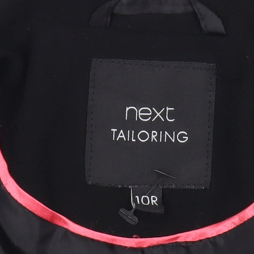 Next Women’s Black Blazer UK 10 Tailored Single Breasted
