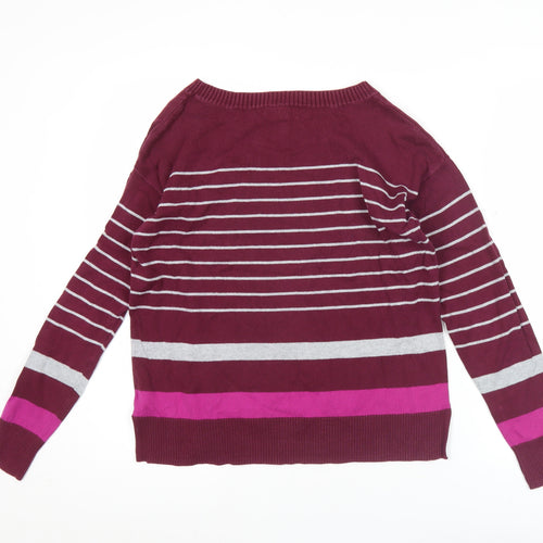 Gap Women’s Multicoloured Striped Cotton Jumper Size S