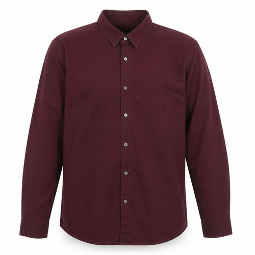Calvin Klein Men’s Red Slim Fit Long Sleeve Button-Up Shirt Size 39