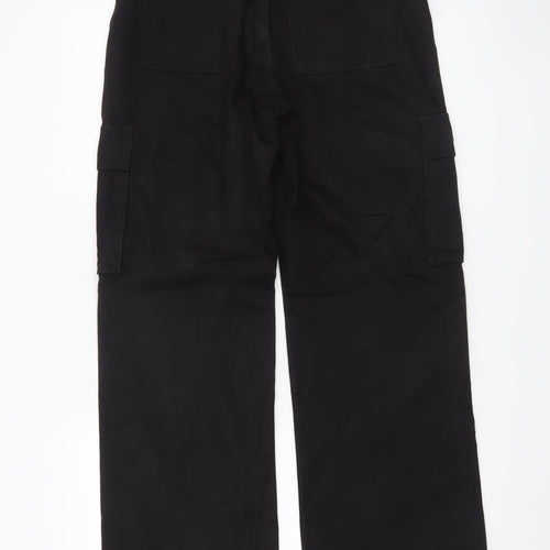 Dr Denim Men’s Black Cargo Trousers 28W 32L Cotton Utility