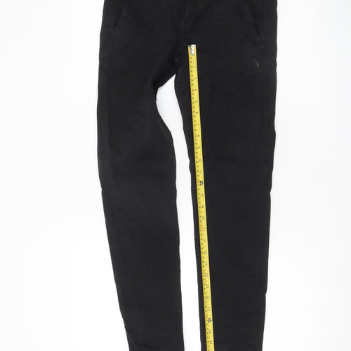 Zara Women Black Skinny Jeans Z1975 Denim Size 8 Slim Fit