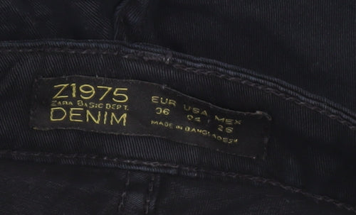Zara Women Black Skinny Jeans Z1975 Denim Size 8 Slim Fit