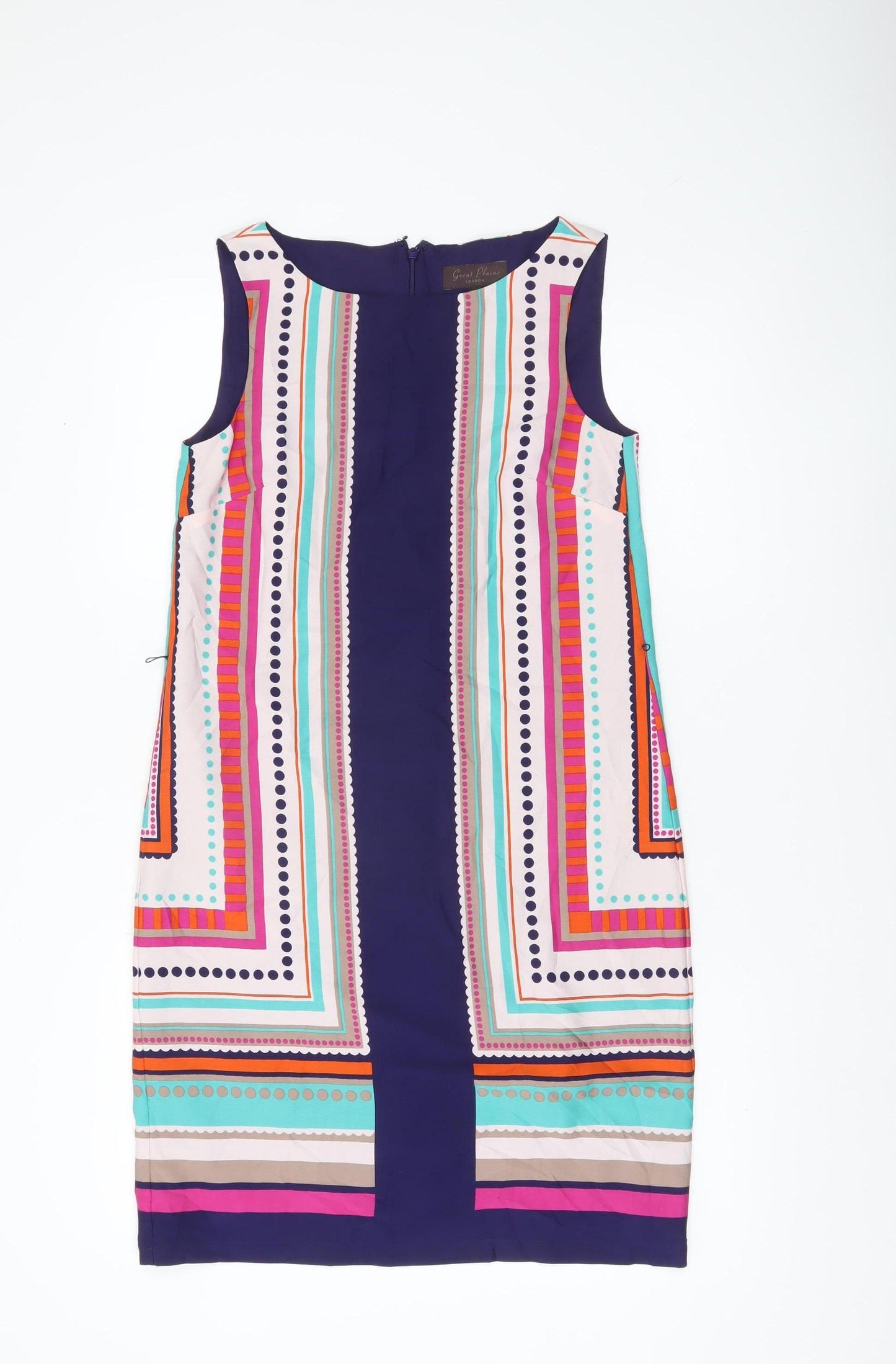 Great Plains Womens Multicoloured XS Sheath Knee Length Dress