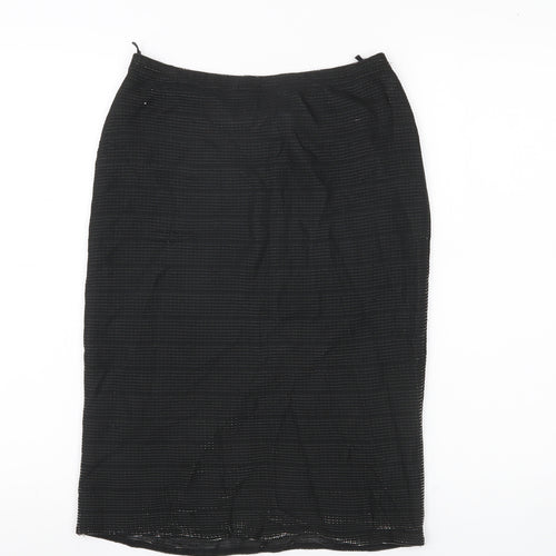 New Look Women’s Black Midi Straight Pencil Skirt Size 10 Party