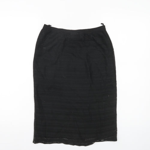 New Look Women’s Black Midi Straight Pencil Skirt Size 10 Party