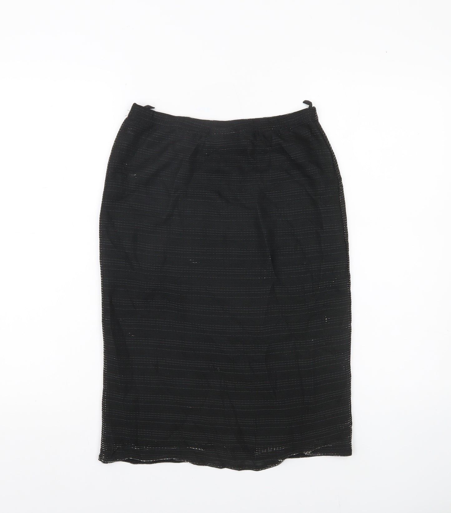 New Look Women’s Black Midi Straight Pencil Skirt Size 10 Party