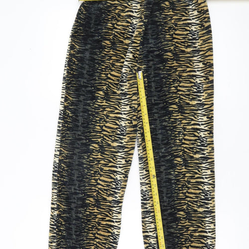 Giani Feroti Women’s Multicoloured Animal Print Slim Leggings S