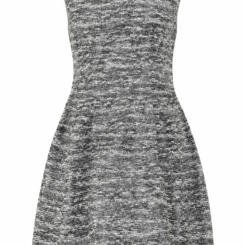 Zara Woman Women’s Grey XS A-Line Sleeveless Tweed Dress