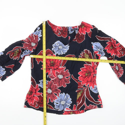 Marks and Spencer Womens Multicoloured Floral Viscose Blouse UK12