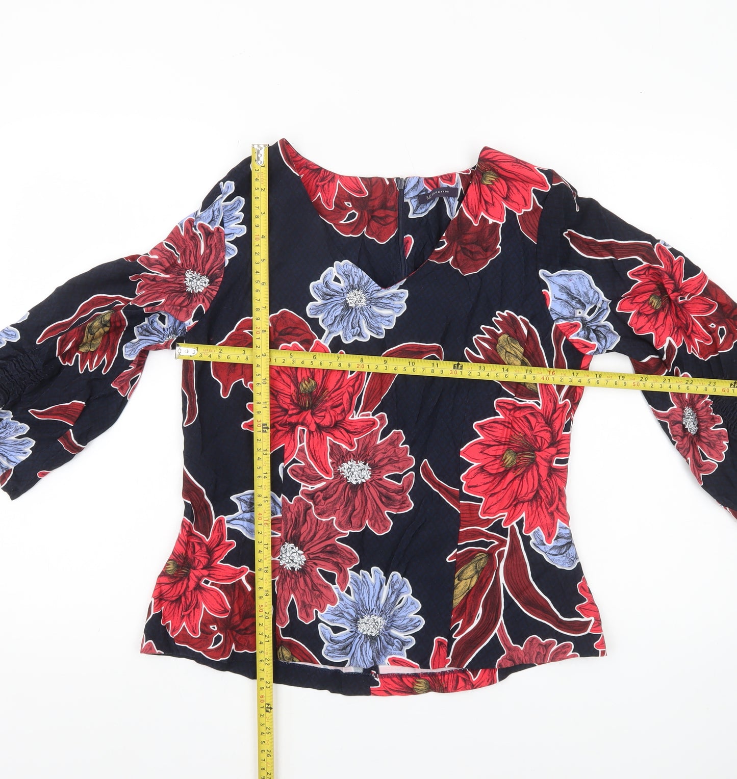 Marks and Spencer Womens Multicoloured Floral Viscose Blouse UK12