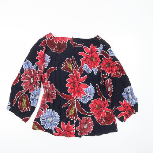 Marks and Spencer Womens Multicoloured Floral Viscose Blouse UK12