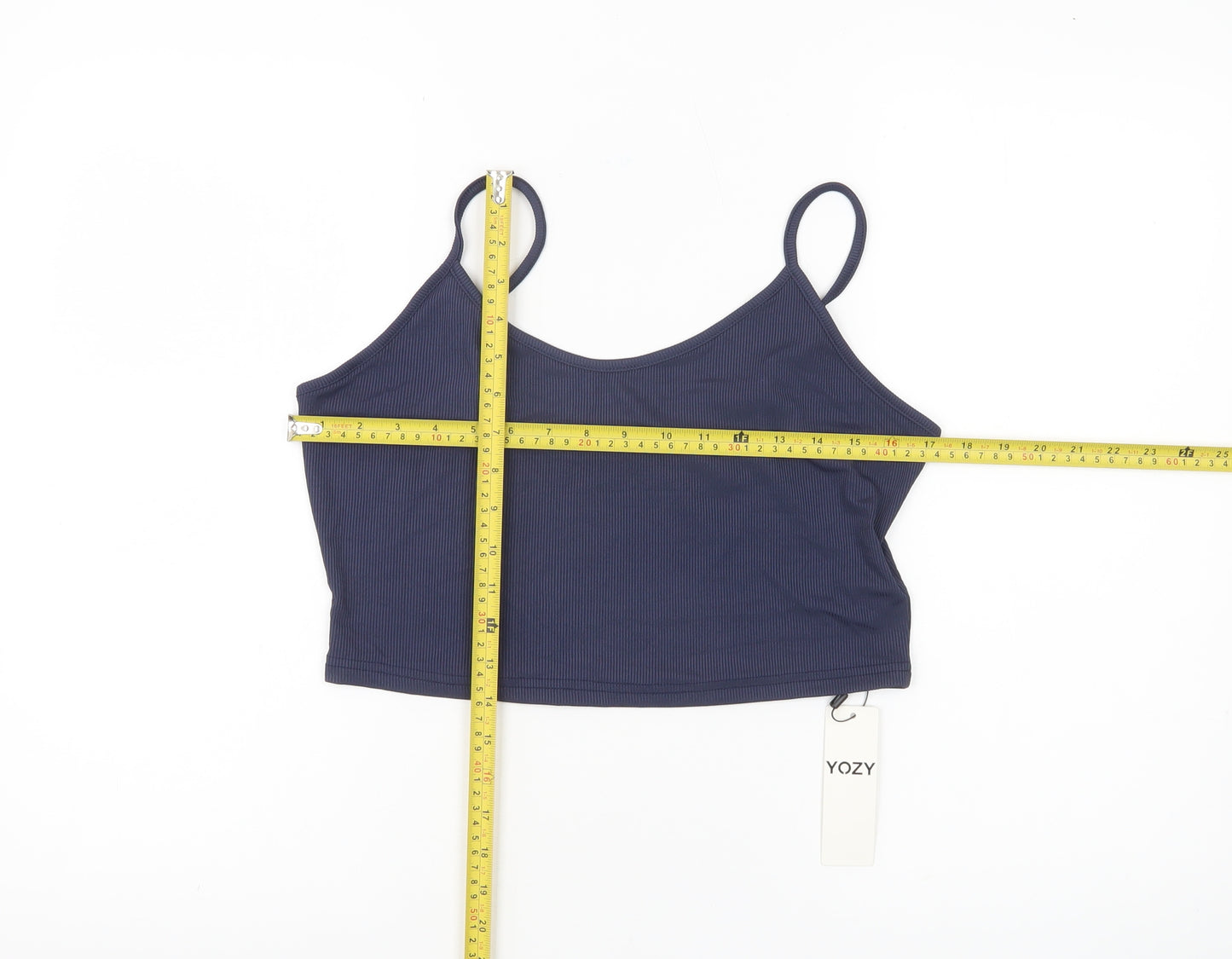 YOZY Women’s Blue Size 16 Camisole Tank Top Spaghetti Strap