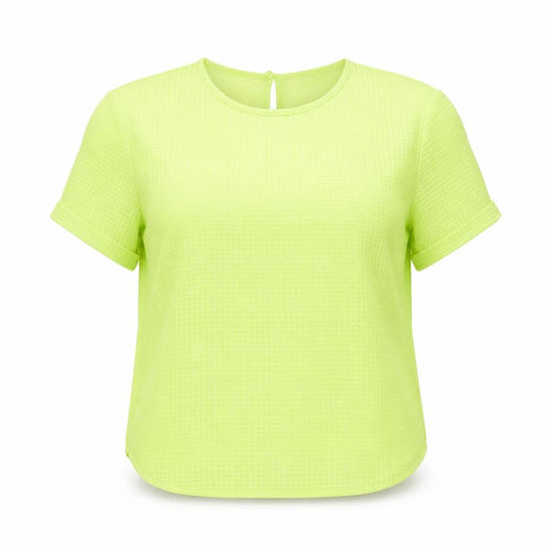 Dorothy Perkins Womens Yellow Size 16 Short Sleeve Summer Top