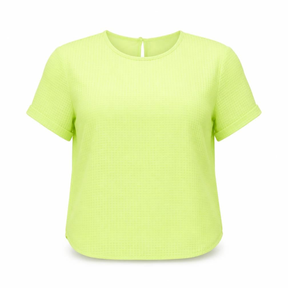 Dorothy Perkins Womens Yellow Size 16 Short Sleeve Summer Top