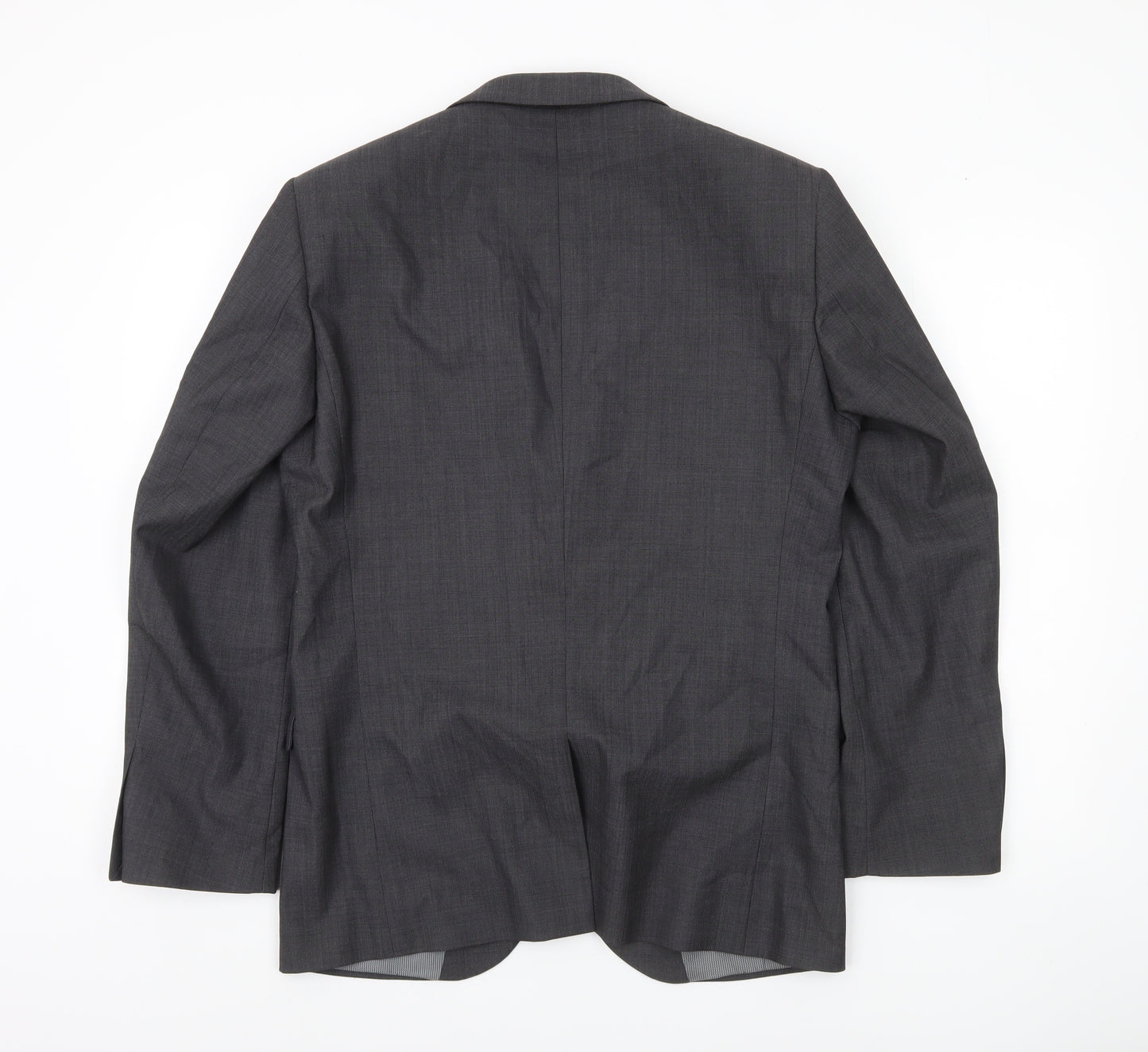 Next Men's Grey 38S Slim Fit Wool Blend Suit Jacket