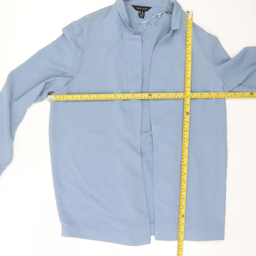 New Look Women’s Blue Size 12 Long Sleeve Blouse