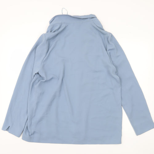 New Look Women’s Blue Size 12 Long Sleeve Blouse