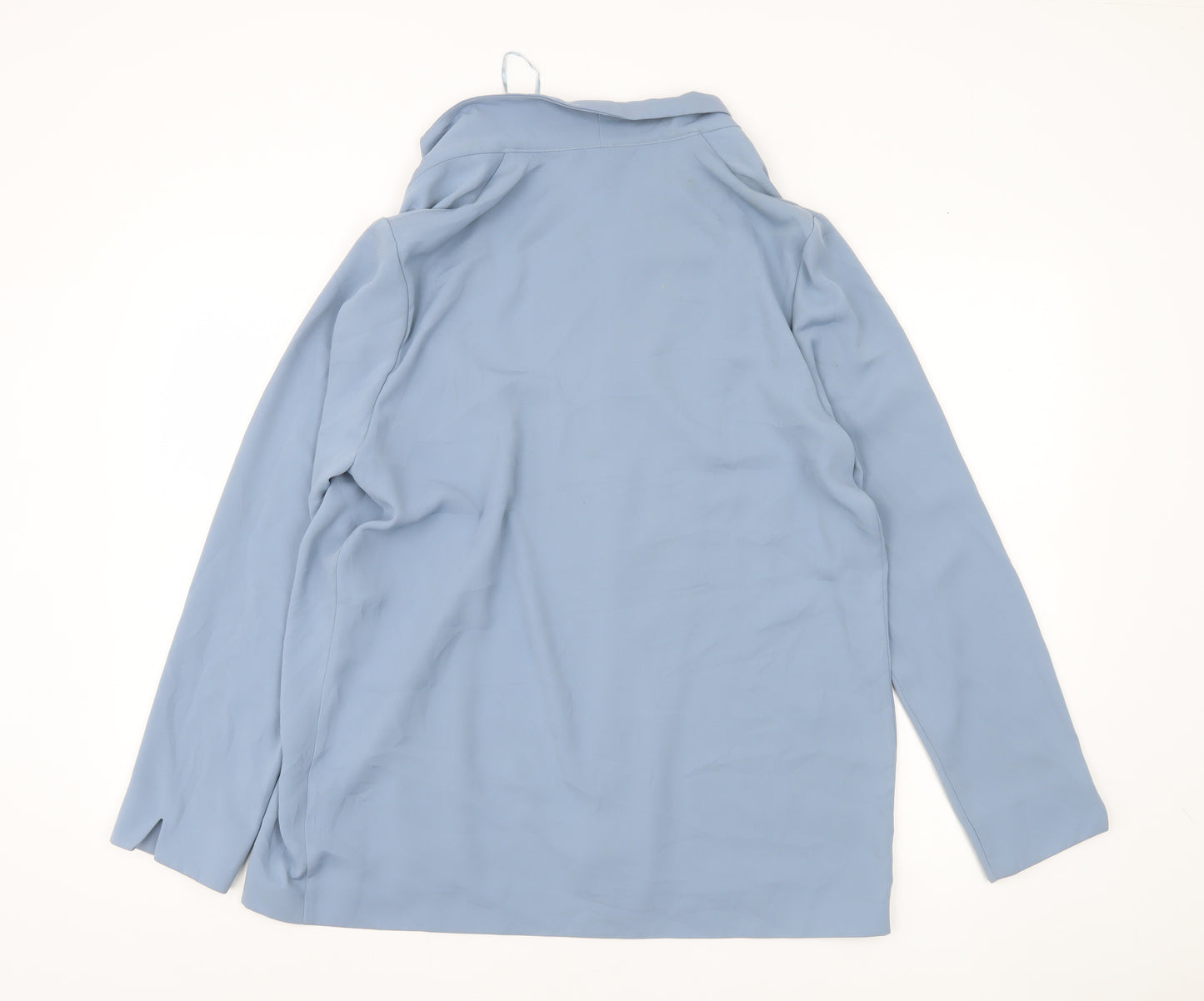 New Look Women’s Blue Size 12 Long Sleeve Blouse
