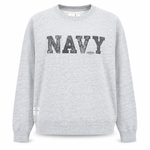 Chocolate Women’s Grey Cotton Sweatshirt Navy Logo Size XS