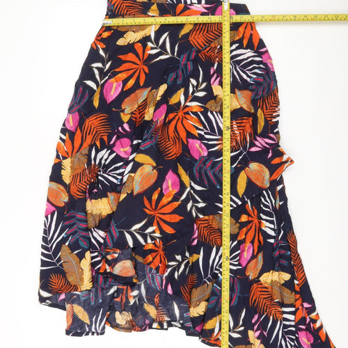 Cerulean Collection Women’s Multicoloured L Floral Midi Skirt